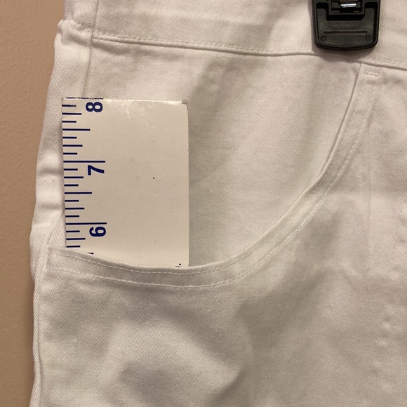 WHITE STAG XXL/20 P Wm WHITE SUMMER COTTON TROUSERS Elastic Waist 2 Pckt - Picture 4 of 5